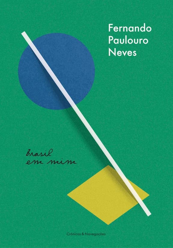 Capa do livro Brasil em Mim de Fernando Paulouro Neves exposta em contexto literário.