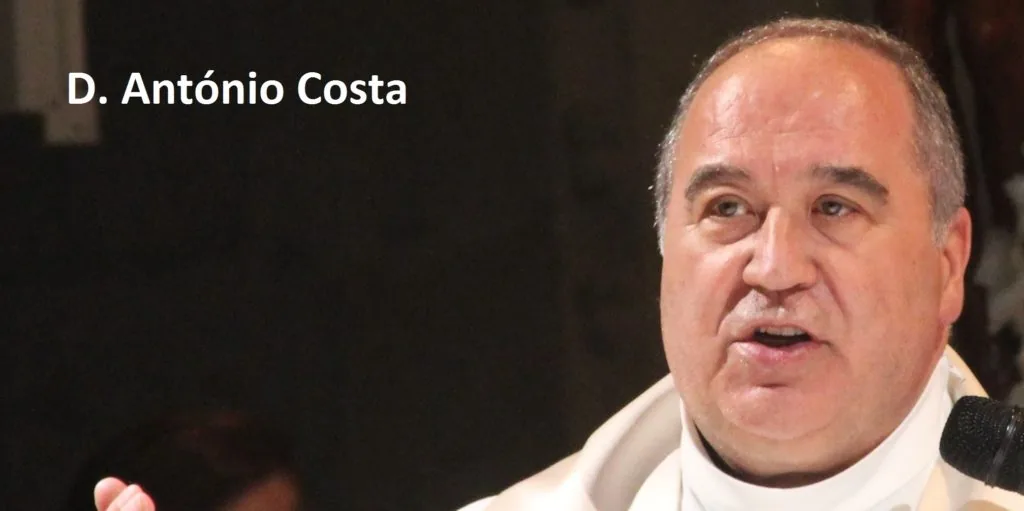Retrato oficial de D. António Costa, o novo Bispo de Viseu nomeado pelo Papa Francisco.