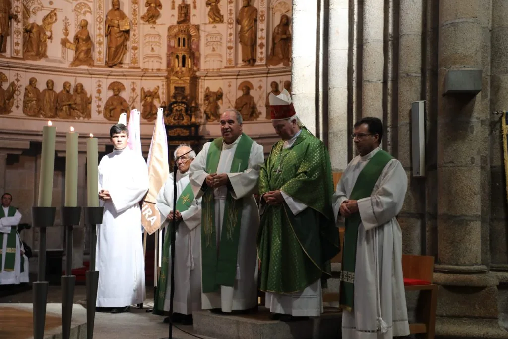 Retrato do Bispo D. António Luciano dos Santos Costa durante a celebração solene do Dia da Diocese da Guarda.