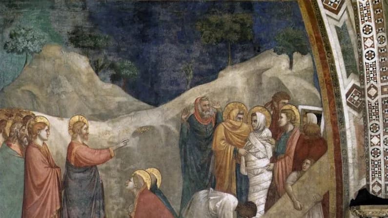 Representação artística de Jesus Cristo transmitindo uma mensagem de perdão e esperança aos fiéis.
