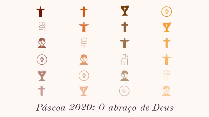 Representação de Jesus Cristo Ressuscitado como símbolo do abraço de Deus e da esperança para a humanidade.